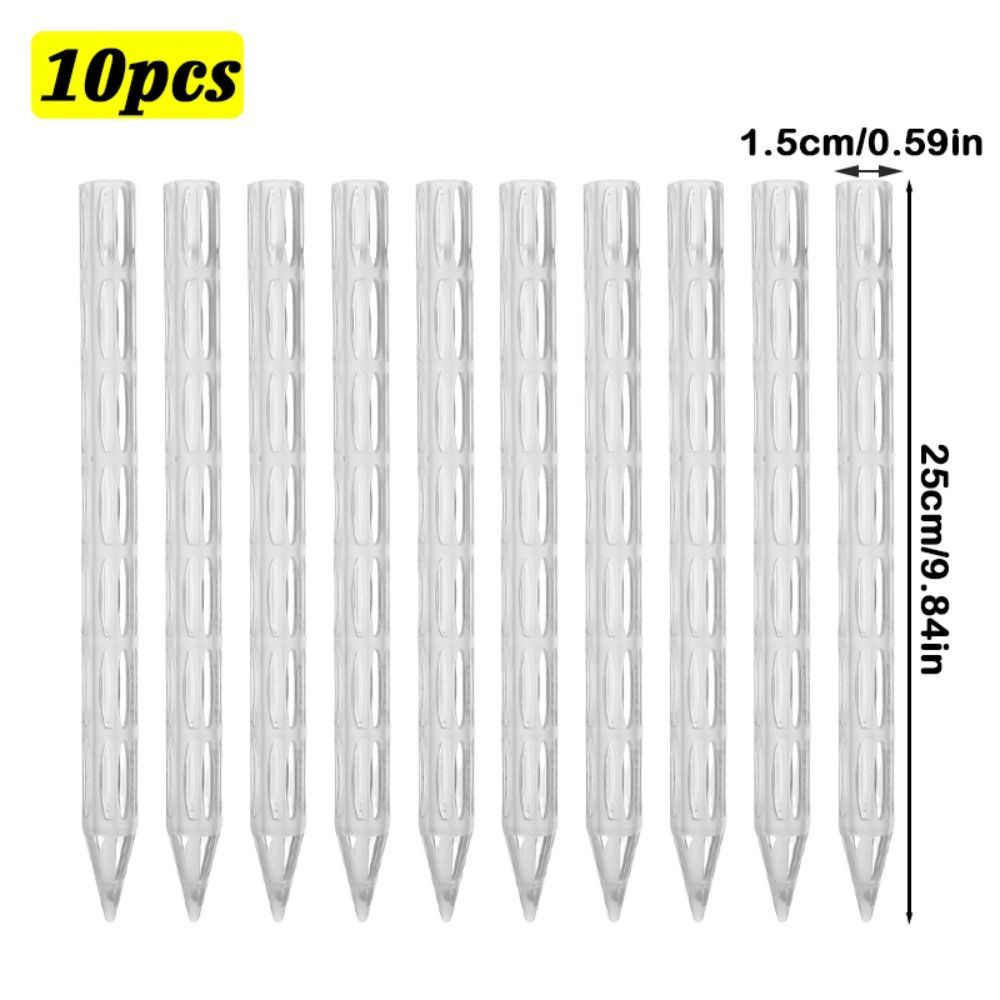 HOBBYIN 10 Ống thông gió rễ cây, Ống thông gió chậu hoa đa năng thoáng khí, Ống tuần hoàn không khí đất trong suốt chống thối