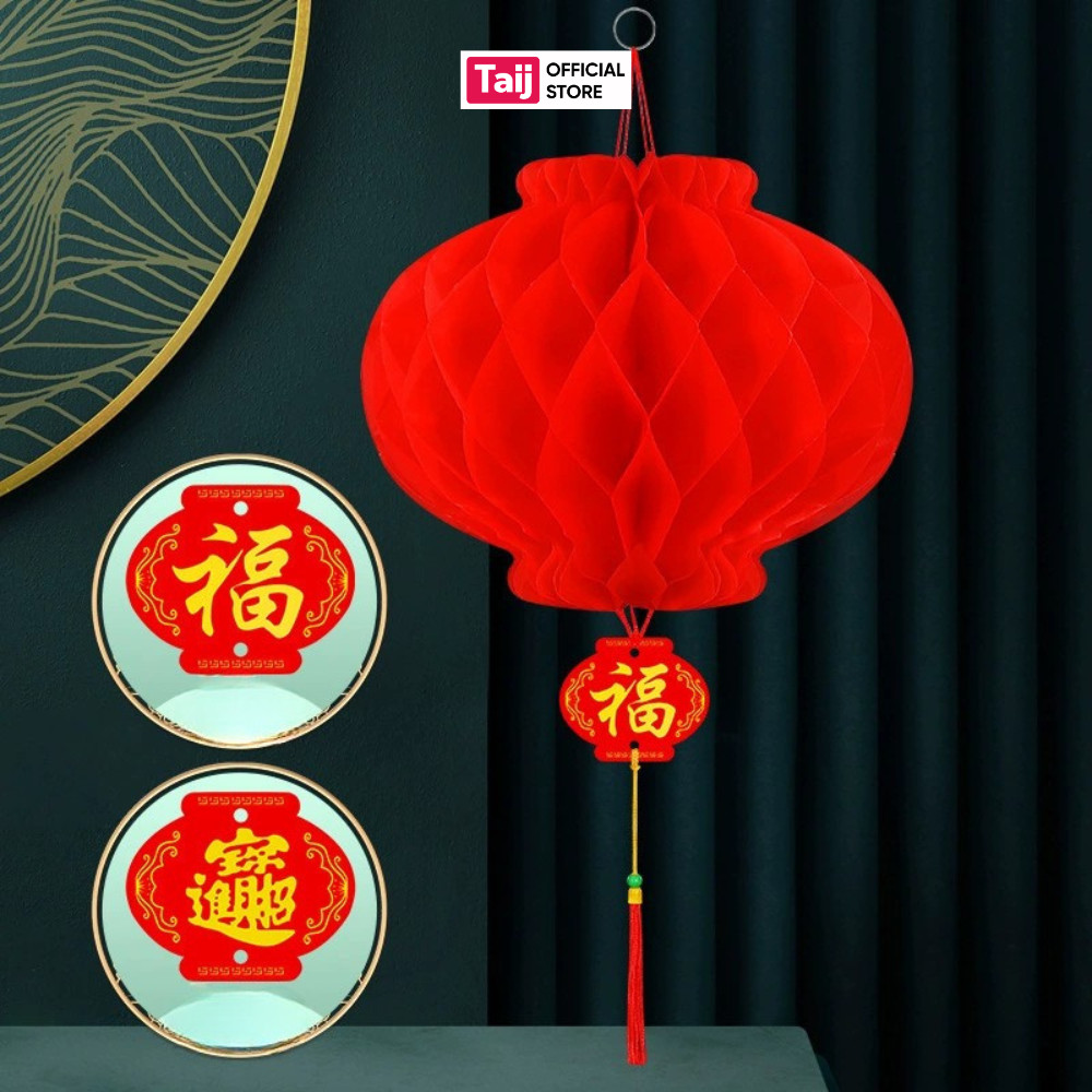 Đèn lồng đỏ mini treo trang trí rằm Trung thu, Lễ Tết, chống nước