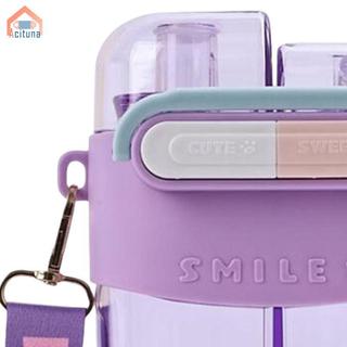 Bình Nước Cho Trẻ Em Dung Tích Lớn Có Thể Điều Chỉnh Dây Đeo Vai Cốc Uống Đôi Cho Dã Ngoại Thể Dục Du Lịch Ngoài Trời Làm Việc