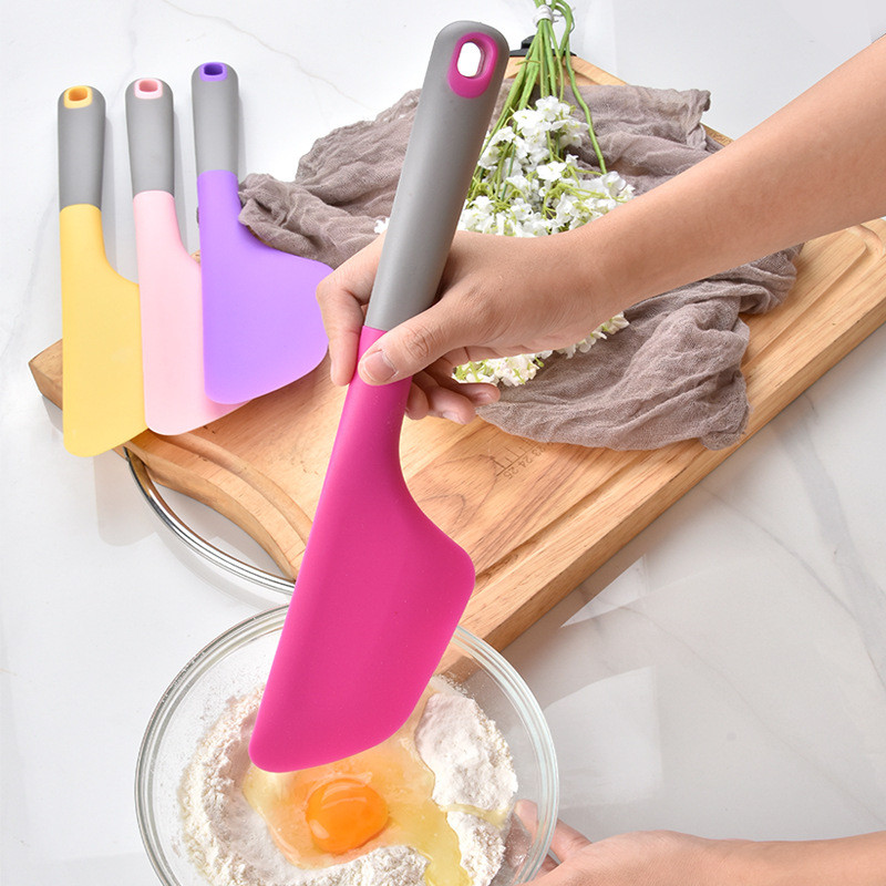 Thìa silicon cần thiết - Chịu nhiệt, rửa dễ, trộn đều，Silicone，Kem Nướng Bánh