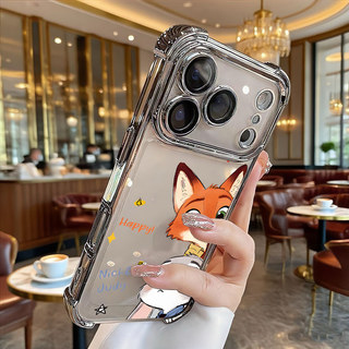 Ốp Điện Thoại Zootopia Jodie Judy Nick Trong Suốt Cho Vivo X90 X80 X70 Pro X200 FE Y19S Y20 Y20S Y11S Y12S Y17 Y15 Y12 Y77 Y77E Vỏ Mềm Chống Rơi