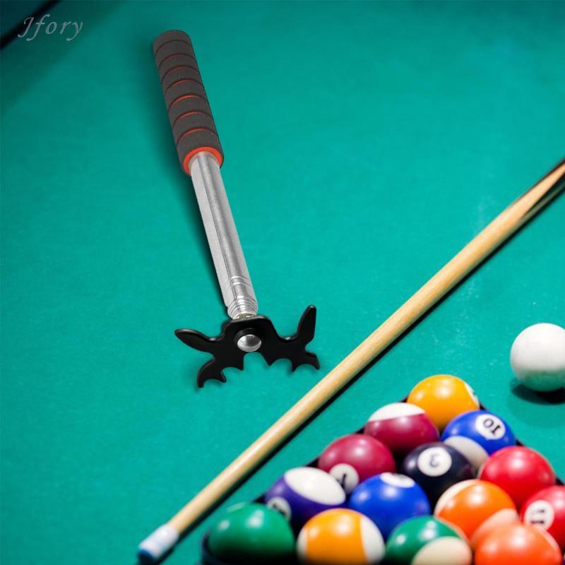Cầu cue bể jfory với chân đế có thể thu vào, phù hợp huấn luyện tại câu lạc bộ bi-a