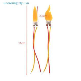 Unewtyu 2 / 5 / 10 Bóng Đèn Ngọn Lửa 2200K Diode Ngọn Lửa LED Dây Tóc 3V LED Hiệu Ứng Ngọn Lửa Bóng Đèn Cho Năm Mới Trang Trí Tiệc Giáng Sinh VN