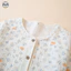 Bộ đồ ngủ cổ tròn cotton cotton nguyên chất dành cho nữ / Bộ đồ ngủ kiểu mục vụ mỏng / Thoải mái thường ngày có thể mặc Bộ đồ quần dài tay bên ngoài / 100% cotton thoáng khí Sweat-A