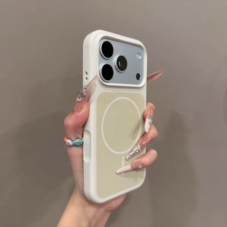 Ốp điện thoại di động từ tính silicon lỏng mới cho iPhone17 Pro Max 16 15 14 13 Pro Max bảo vệ camera chống sốc chống rơi mặt sau mềm