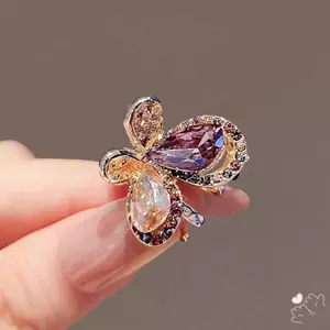 Kẹp Tóc Barrettes Màu Hồng Bướm, Phù Hợp Sử Dụng Hàng Ngày Cho Phụ Nữ và Trẻ Em