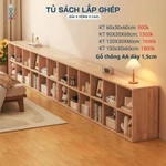 Kệ Sách Gỗ Đa Năng Phong Cách Nhật Bản Totoro House – Kệ Trang Trí Phòng Khách, Kệ Lưu Trữ Nhiều Ngăn Cao Cấp — ảnh 1