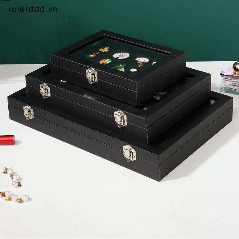 # ruierdd # Pin Huy Chương Hiển Thị Hộp Bảo Quản Huy Hiệu Trong Suốt Chống Bụi Pin Hiển Thị Hộp Cho Huy Chương Bộ Sưu Tập Trang Sức Khung Trưng Bày.