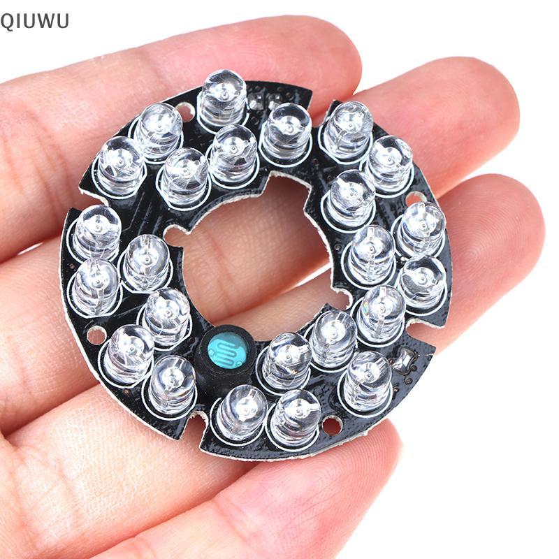 Đèn hồng ngoại QIUWU Bảng LED hồng ngoại 24 hạt 850nm cho camera giám sát.
