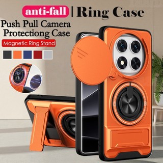 Dành Cho Vỏ Note15 Pro Cho Redmi Note 15 Pro Plus 15Pro + 1 5 Note15Pro + Note15ProPlus 4G 5G Từ Tính Có Giá Đỡ Vỏ Điện Thoại Ống Kính Máy Ảnh Đẩy Ốp Lưng Bảo Vệ Chống Sốc