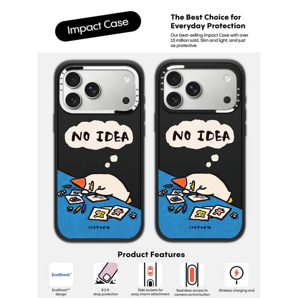 CASECASE X Không Có Ý Tưởng Ốp Lưng Máy Ảnh Màu Trắng Vòng Phiên Bản Mờ Đen Cứng Hút Từ Tính Tác Động Dành Cho Apple IPhone 13 14 15 16 17 Pro Max Air Plus Có Hộp