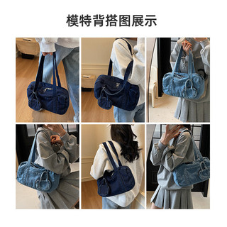 Túi đeo nách dung tích lớn kiểu cổ điển Túi Tote nữ một vai thông thường