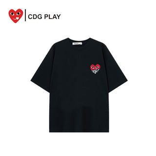 Hàng sẵn có Áo thun Cotton cao cấp nối chữ chất lượng cao in họa tiết trái tim nhỏ Áo sơ mi Cotton cao cấp XS-3XL Unisex