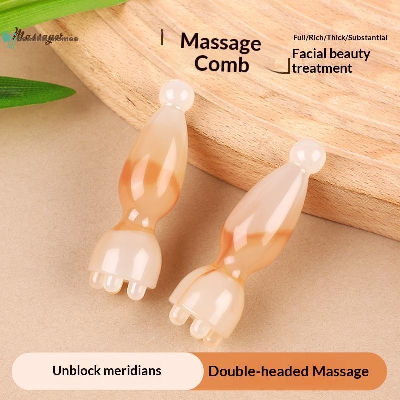 BeautifulHomeA Smooth Face Massage Dụng Cụ Nhựa Gua Sha Chăm Sóc Da Mặt Massage Sti pod Shape Massage Mặt Vật Lý Trị Liệu Dụng Cụ VN
