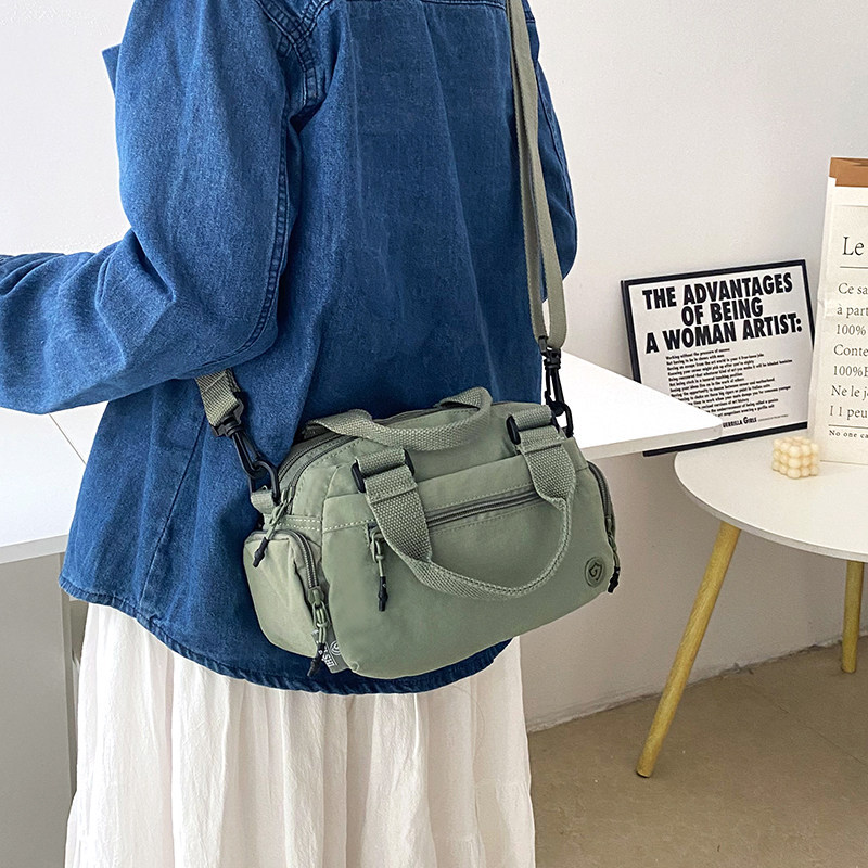 2025 Phong Cách Mới Jerons Túi Xách Di Động Nhẹ Đơn Giản Vải Nylon Túi Nhỏ Một Vai Messenger Nhiều Lớp Nữ