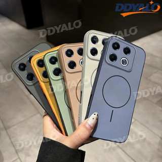 Ốp Khối Màu Cho Infinix Note 40 Pro 5G Mặt Sau Cứng Kết Cấu Siêu Mỏng & Ốp Lưng Mềm Màu Trơn Chống Sốc Ốp Lưng Điện Thoại XCSS