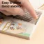 GETVOW 10 / 100 Miếng Dán Lập Thể, Sách Tam Giác Tự Dính Bảo Vệ Cạnh Chống Cong, Tấm Bảo Vệ Trong Suốt Chống Cuộn Cho Sổ Tay Trường Tiểu Học Sổ Tay