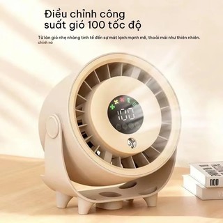 Desk Fan Silent Xịt Phun Sương, Quạt Bàn Điều Chỉnh Góc & Tốc Độ, Mát Lạnh Hiệu Quả Cho Văn Phòng