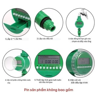 Bộ Hẹn Giờ Tưới Nước Tự Động Điện Tử Số, Dễ Sử Dụng Cho Vườn Cây, Ban Công