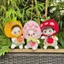 Trái Cây Chính Hãng 20cm Cotton Búp Bê Trái Cây Mũ Sinh Nhật Nữ Bé Trai Bé Cam Đào Quần Áo