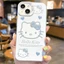 Ốp lưng iPhone Hoạt hình Hello kitty Cho iPhone 16 Promax 15 11 12 13 14 15plus xr xsmax 16plus 15pro
