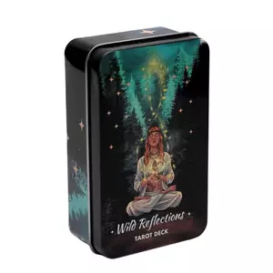 Wild Reflections Tarot Card Decks Giải trí Thẻ Tarot Số phận Bói toán Trò chơi Hộp thiếc saixit2vn