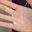 Vòng cổ zircon hình khối thời trang cho bé gái