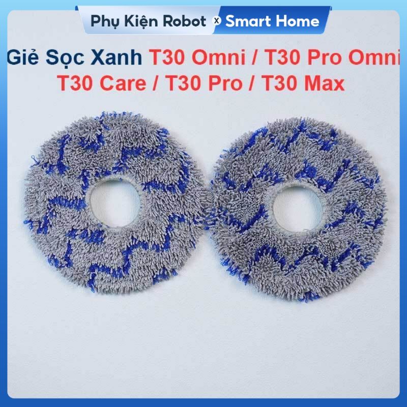 Phụ Kiện Thay Thế Robot Deebot T30 Omni, T30 Pro Omni, T30 Care, T30 Pro, T30 Max, Chổi Cạnh, Bộ Lọc, Túi Bụi & Giẻ Lau