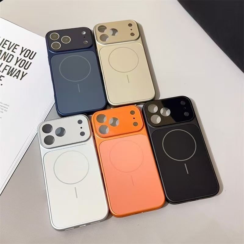 Ốp Lưng Iphone Từ Tính Super Camera Mặt Kính Nâng Cấp  Ngoại hình tinh tế 12/13/14/15/16/17/pro/max/plus/promax