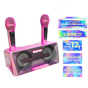 Loa Karaoke Bluetooth SD-301S Phiên Bản 2026 Công Suất 30W Kèm 2 Micro Không Dây Cổng USB, TF, AUX