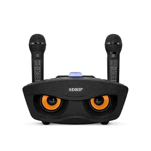 Loa Karaoke Bluetooth SD-306S / SD306 Kèm 2 Micro Song Ca Cực Hay Mắt Cú Cho Gia Đình Ca Hát