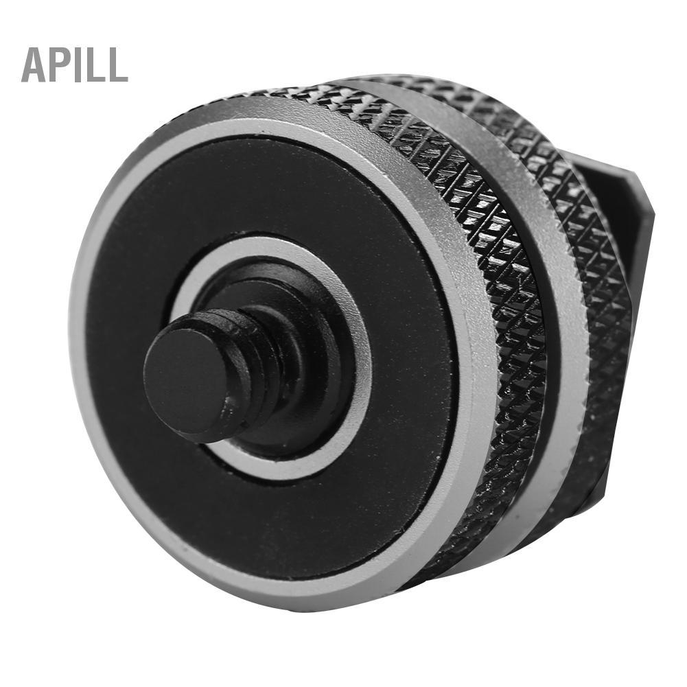apill 3/8 đến 1/4 Vít gắn micro có độ bền cao cho phụ kiện máy ảnh Flash Hot Shoe