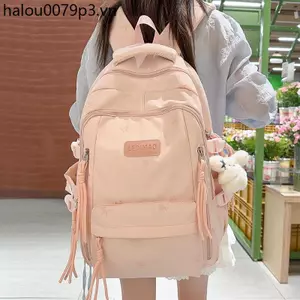 Cô Gái Dễ Thương Schoolbag Dung Tích Lớn Phong Cách Preppy Học Sinh Trung Học Nữ Trung Học Đại Học Ba Lô Học Sinh Giải Trí Du Lịch Ba Lô