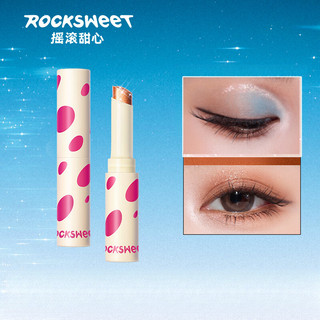 ROCKSWEET phấn mắt Bút Mắt Nhũ Lấp Lánh Phấn mắt dạng thỏi Jelly Eye Shadow Stick, màu sắc bền lâu