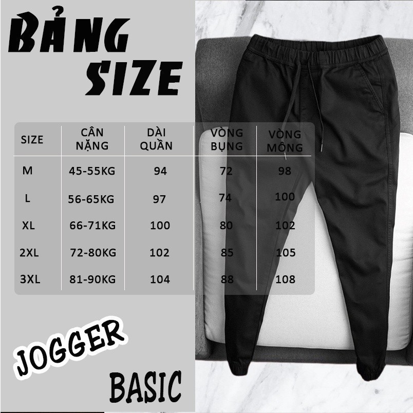 Quần Jogger Kaki - JG1 Chất liệu Kaki Cao Cấp Hàng Xuất Khẩu Vải Xịn Xmen Fashion 68