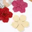 PYCOU Miếng Dán Hoa Kim Cương Giả, Vải Thổ Cẩm Hoa Camellia Ba Chiều Lấp Lánh, Đồ May Thủ Công DIY Sang Trọng Trang Trí Hoa Hồng Thổ Cẩm Vải Trang Trí Đầm