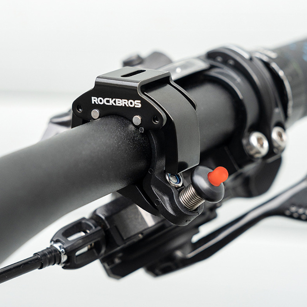 Chuông xe đạp Rockbros từ hợp kim nhôm, âm lượng lớn, bảo đảm an toàn cho xe đạp đường bộ và MTB.