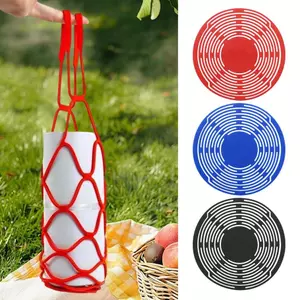 Silicone Rượu Chai Đựng Nước Túi Tote Cốc Coaster Cho Tiệc Uống Nhà Bếp Căn Hộ Nhà Hàng mueadsyvn