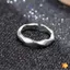 Vòng Möbius đơn giản thời trang, nhẫn ngón tay điều chỉnh size, phù hợp làm nhẫn cặp đôi và quà tặng