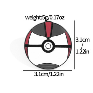 14 Chiếc Pokemon Poke Bóng Hợp Kim Men Pin Dễ Thương Yêu Tinh Trứng Huy Hiệu Chân Cho Ba Lô & Quần Áo