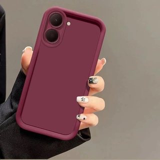 Ốp điện thoại bảo vệ màu trơn đơn giản cho Xiaomi Poco X8 Pro Max Làm dày mặt sau mềm chống sốc