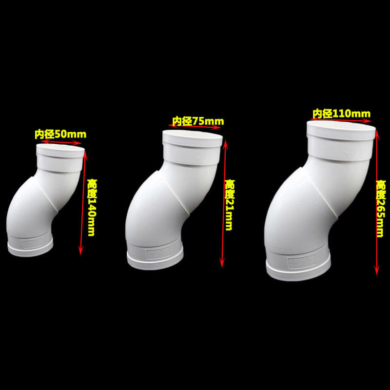 PVC 36 Độ Xoay Khuỷu Tay Tùy Tiện Điều Chỉnh Góc Cống Ống Khớp S-Type Shift 7 11mm FGFR