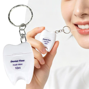 Móc khóa di động sức khỏe hình răng Thiết kế hình răng thú vị cho sau bữa trưa