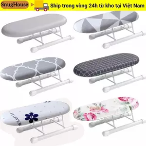 SNUGHOUSE Mini Bàn ủi, Giá để bàn ủi nhỏ có thể gập lại bằng kim loại, Đồ dùng gia đình chịu nhiệt Đồ dùng gia đình Vỏ ủi quần áo