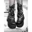 Nishino Hot Girl Original Hot Girl Boots Nữ Phong Cách Punk Đế Dày Martin Giày Cao Gót Tròn Gothic Nền Tảng Giày Hiệp Sĩ Giày