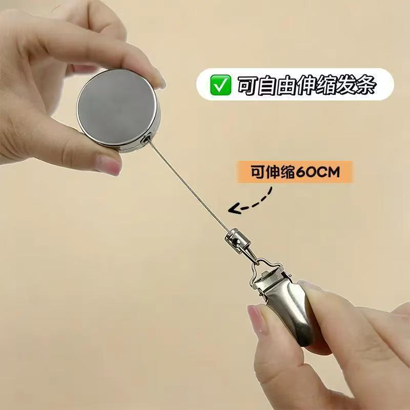 Móc treo khăn tay có thể thu vào tự động Không đục lỗ