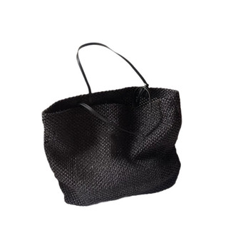 Túi Tote Dệt PPF Raffia Rơm Rỗng, Đeo Vai, Dung Tích Lớn, Có Túi Zip Tháo Rời, Lý Tưởng Cho Đi Lại & Kỳ Nghỉ, 2026 It #4702