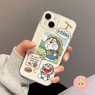 Ốp Điện Thoại Doremon Dễ Thương Cho OPPO Reno 15F 15 14F 14 Pro 13F 13 12 11 Pro 12F 11F 10 9 8 Pro Plus 8 7 Lite 8Z 8T 4G 5G Vỏ Hoạt Hình Dorayaki Cowboy Bìa Mềm