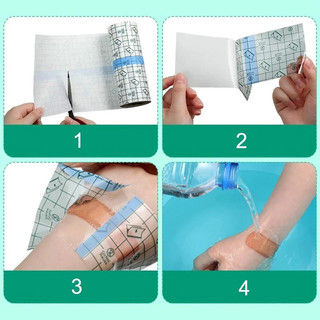 Cuộn Băng Dính Y Tế Dán Vết Thương Chống Thấm Nước Đủ，dán bảo vệ vết thương，Dễ sử dụng, cắt theo ý muốn