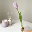 1 Thân hoa Tulip 3D nhân tạo Cây hoa Tulip giả thực tế Trang trí bình hoa cho vòng hoa thủ công DIY Trang trí ngày lễ tại nhà